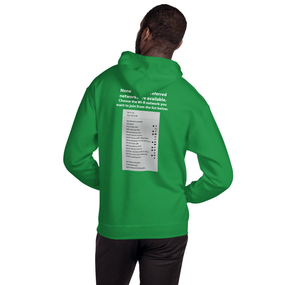 None of your preferred networks are available - Unisex Hoodie by DarkByteGear