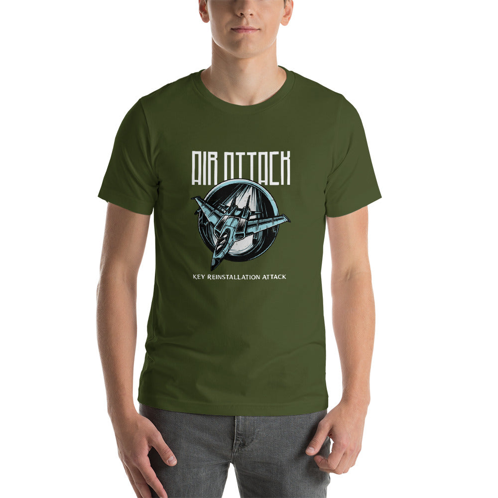 Key Reinstallation Attack - Short-Sleeve Unisex T-Shirt by DarkByteGear