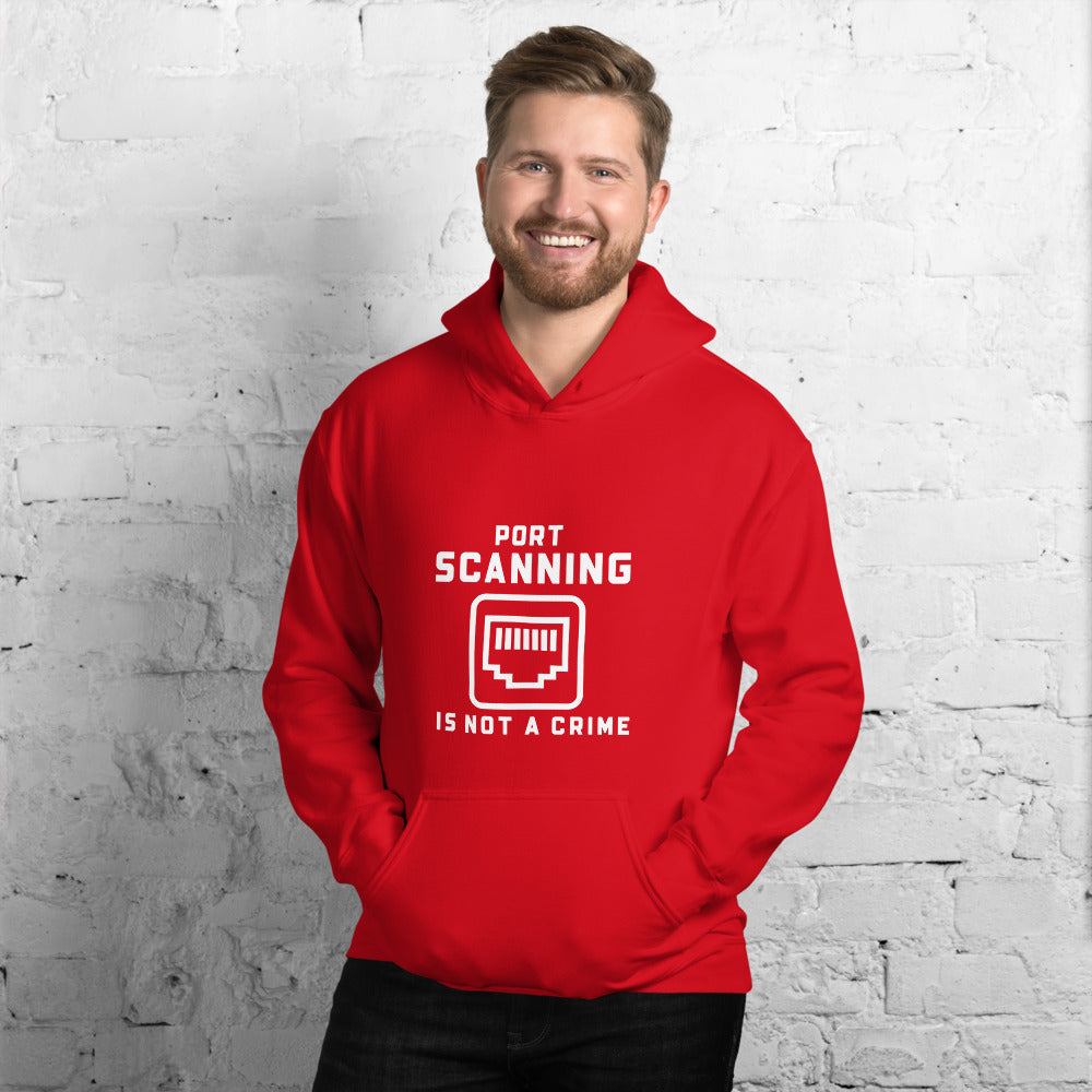 Port Scanning is not a crime - Unisex Hoodie by DarkByteGear
