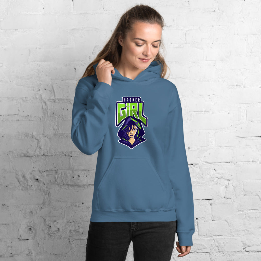 Hackergirl v.1 - Unisex Hoodie by DarkByteGear