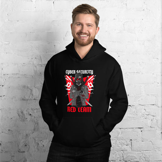 Cyber Security Red Team v4 - Unisex Hoodie by DarkByteGear
