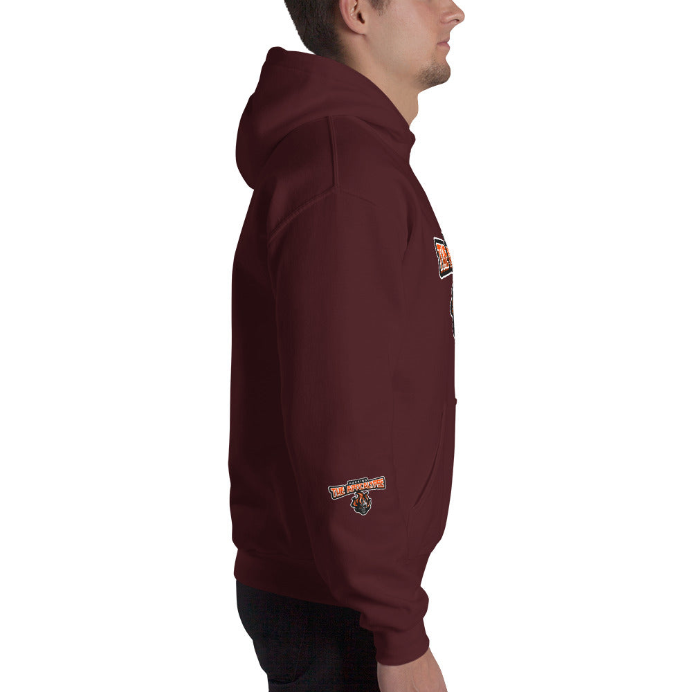 Hacking the apocalypse v1 - Unisex Hoodie (with all sides design) by DarkByteGear