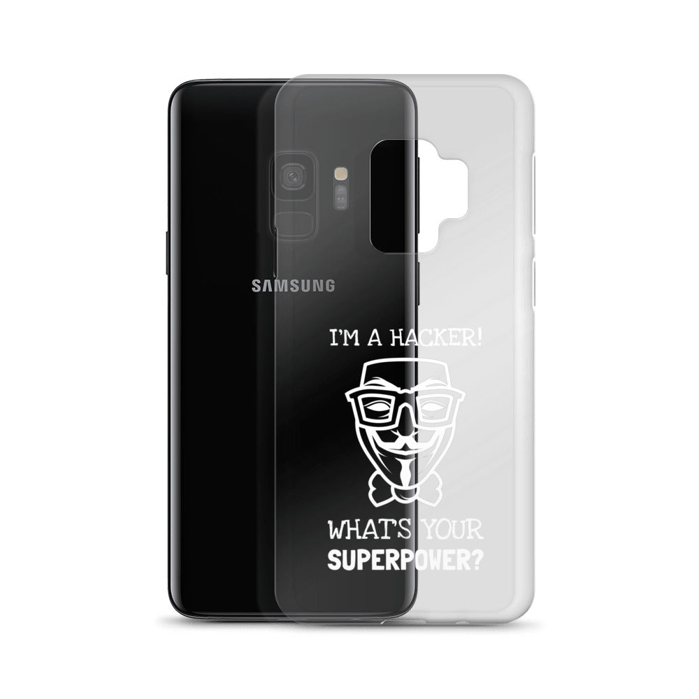I'm a hacker! What's your superpower? - Samsung Case by DarkByteGear