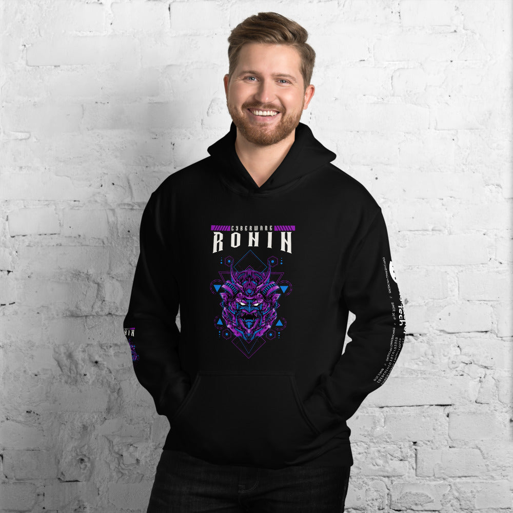 CyberWare Ronin - Unisex Hoodie (all sides print) by DarkByteGear