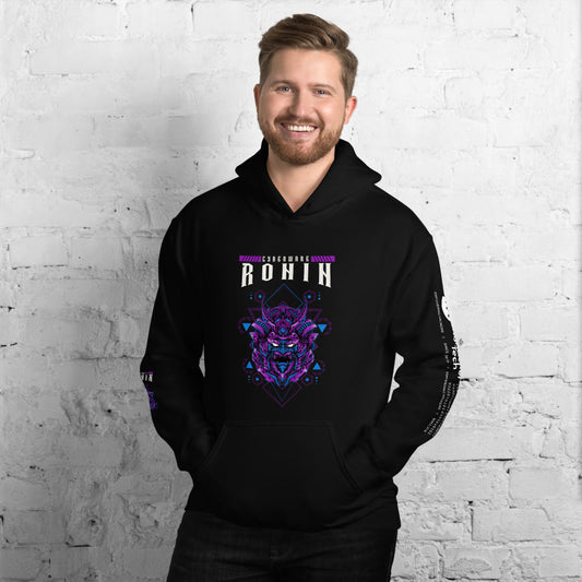 CyberWare Ronin - Unisex Hoodie (all sides print) by DarkByteGear