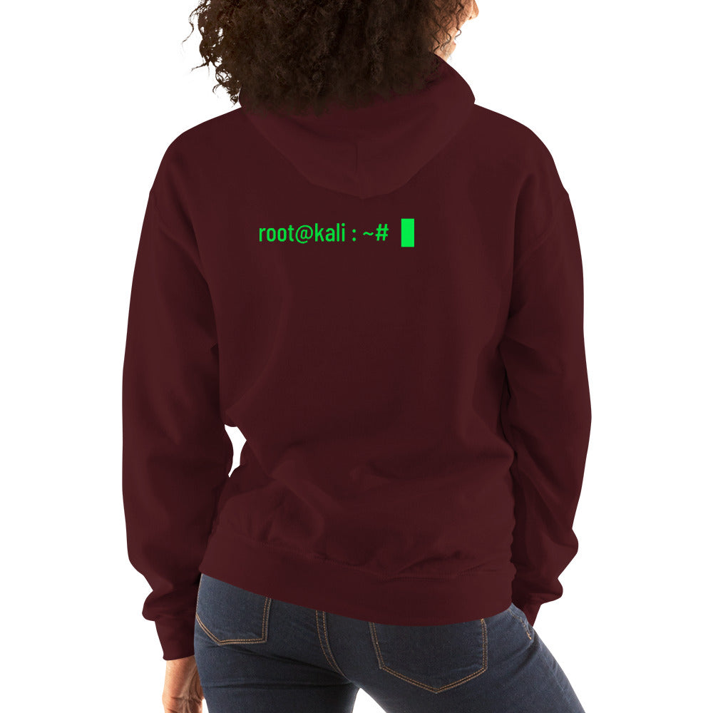 root at kali - Unisex Hoodie by DarkByteGear