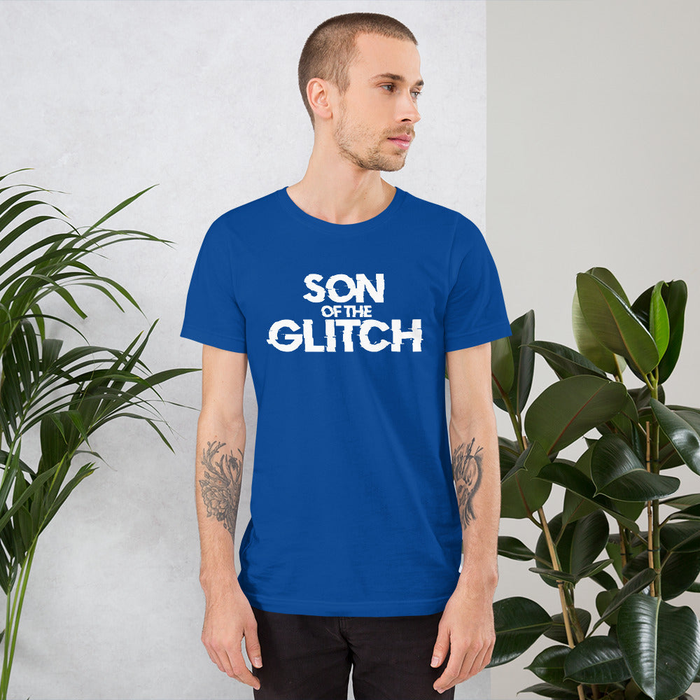 Son of the glitch - Short-Sleeve Unisex T-Shirt by DarkByteGear