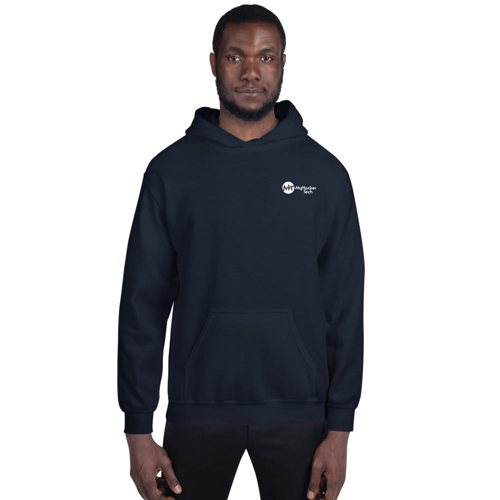 MyHackerTech Classic - Unisex Hoodie (with back design) by DarkByteGear