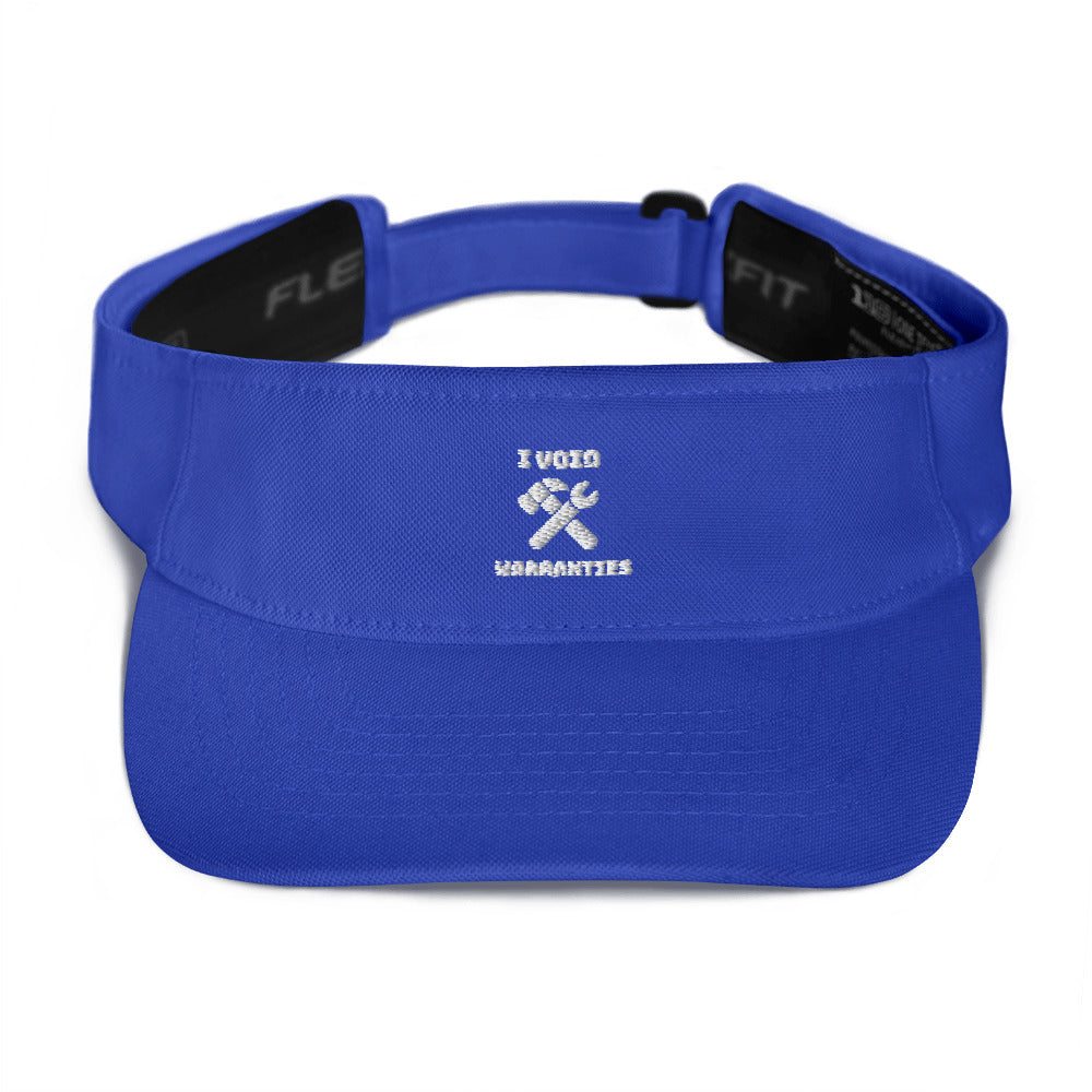 I void warranties - Visor (white text) by DarkByteGear
