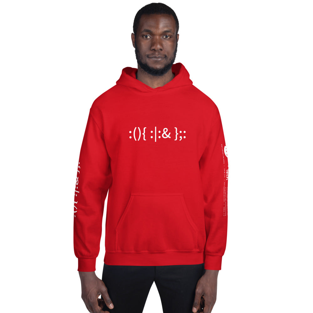 Linux Hackers - Bash Fork Bomb - Unisex Hoodie by DarkByteGear