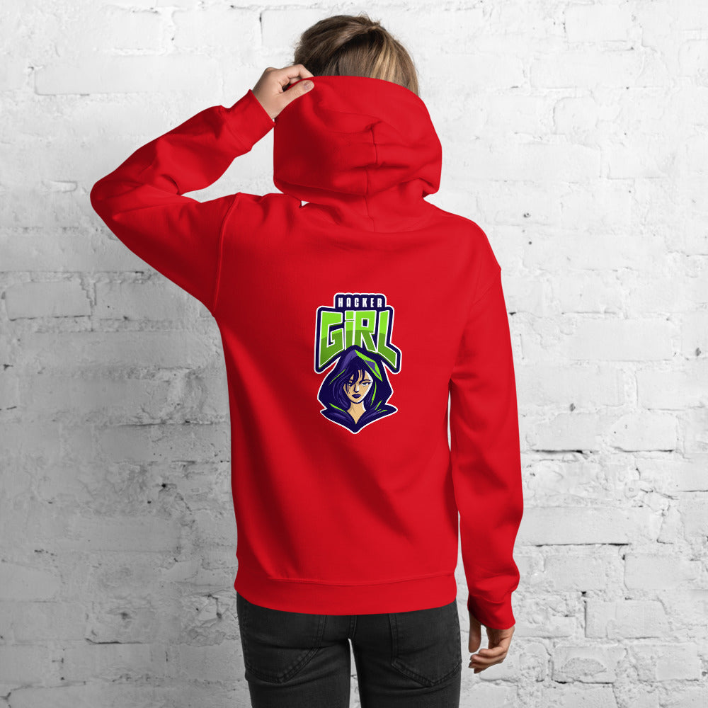 Hackergirl v.1 - Unisex Hoodie by DarkByteGear