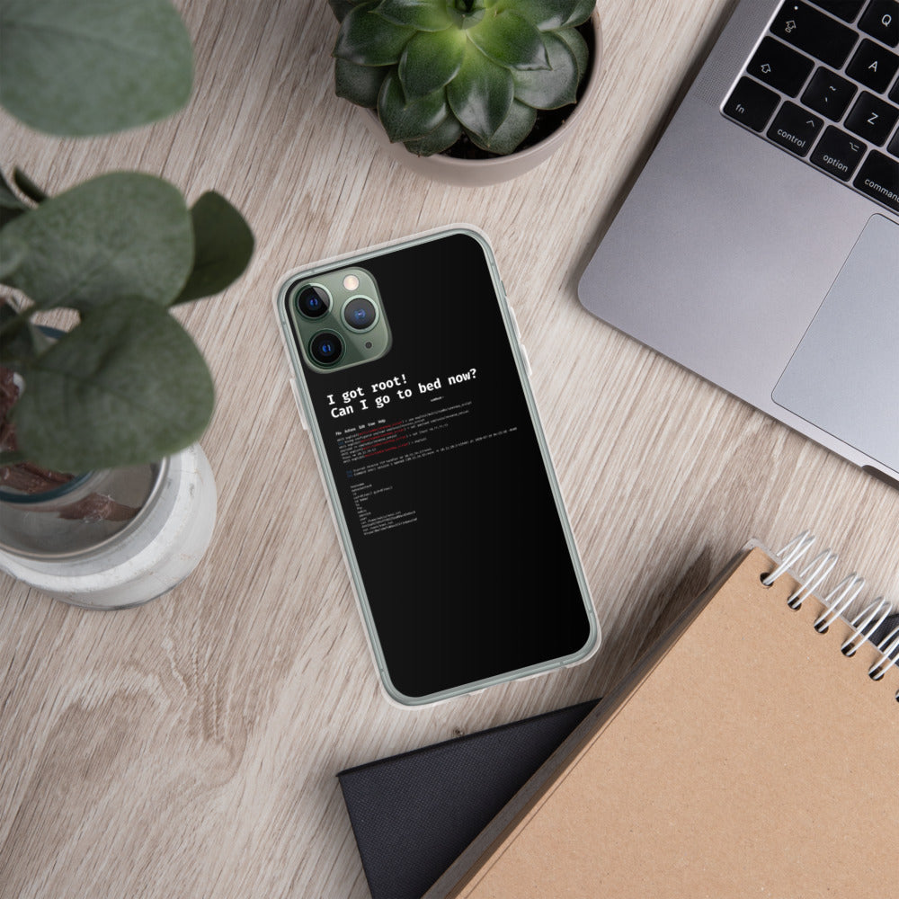 I got root! Can I go to bed now? - iPhone Case by DarkByteGear