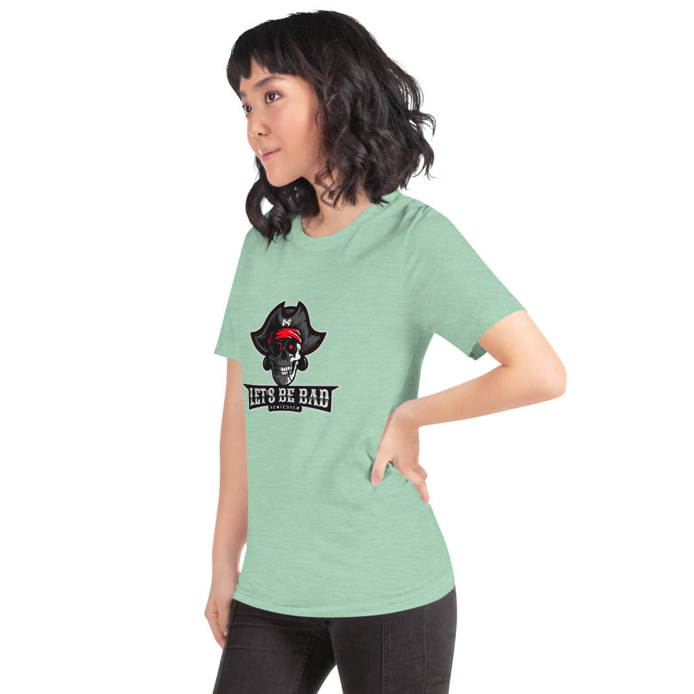 Let's be bad - Short-Sleeve Unisex T-Shirt (white) by DarkByteGear