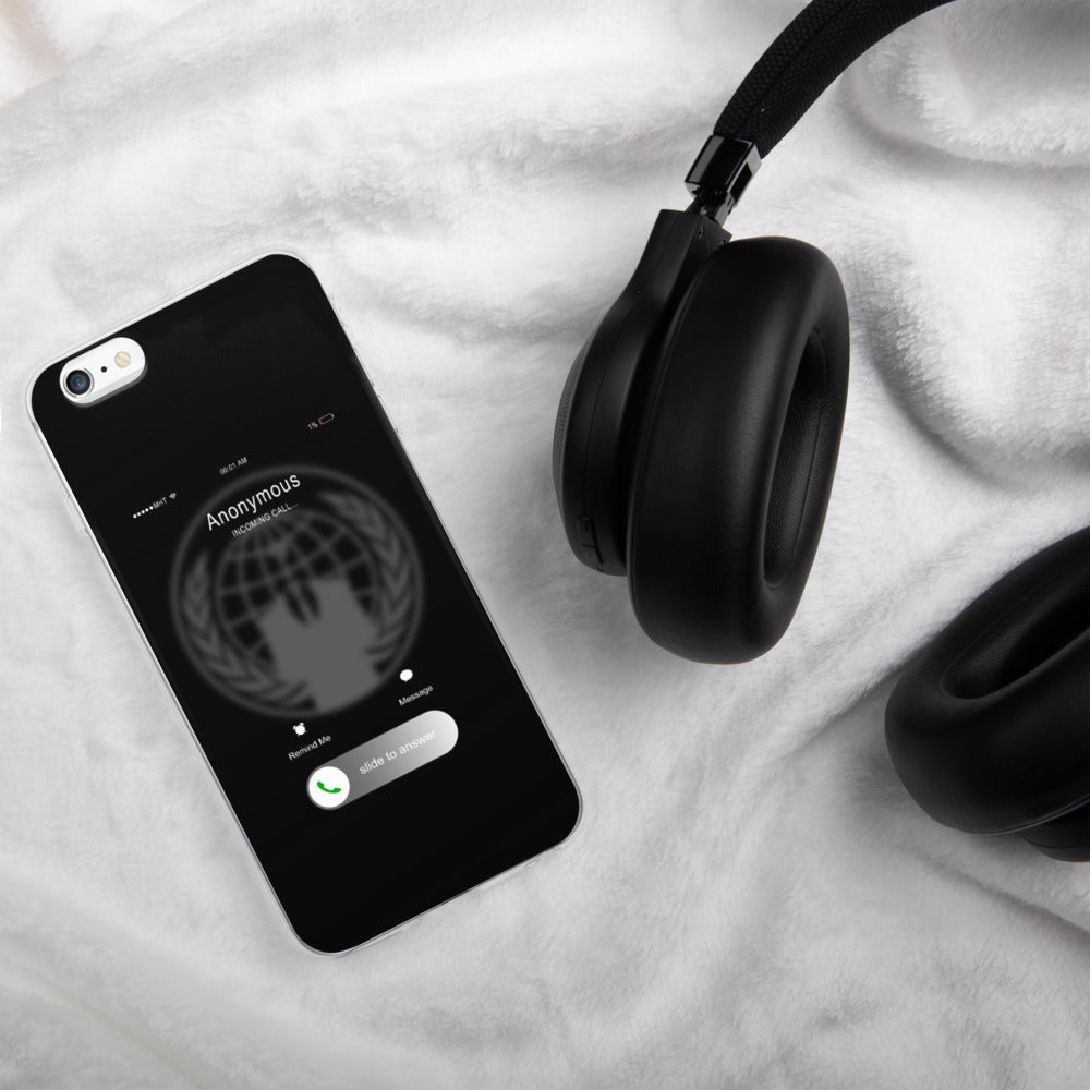 Anonymous incoming call - iPhone Case by DarkByteGear