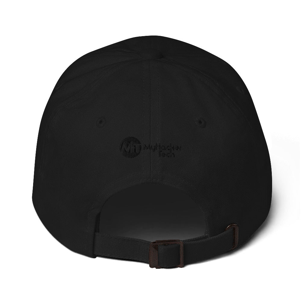 Don't drink and click - Dad hat (white text) by DarkByteGear