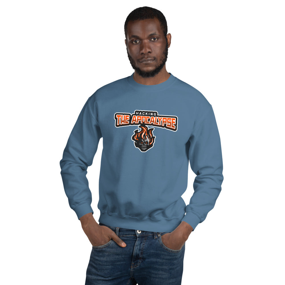 Hacking the Apocalypse v.1 - Unisex Sweatshirt by DarkByteGear