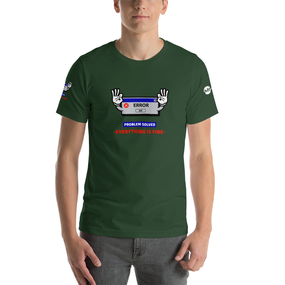 Problem solved - Short-Sleeve Unisex T-Shirt by DarkByteGear