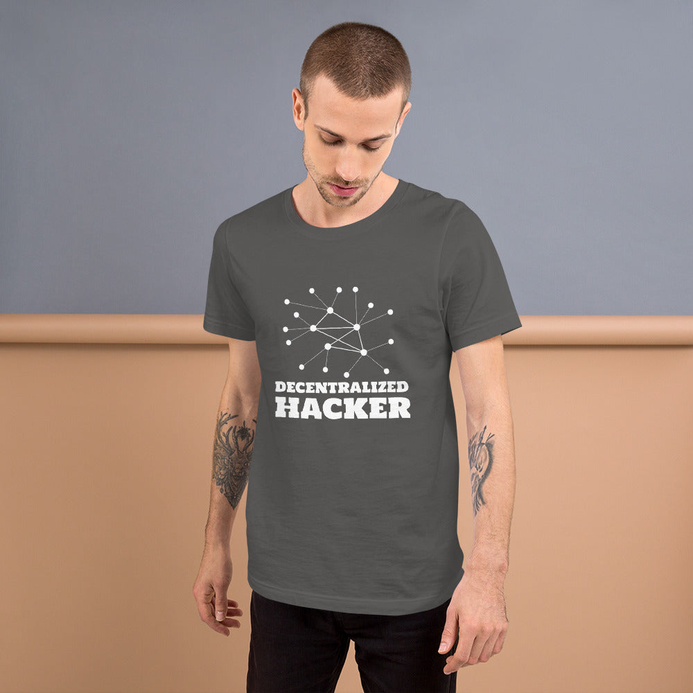 Decentralized Hacker - Short-Sleeve Unisex T-Shirt by DarkByteGear