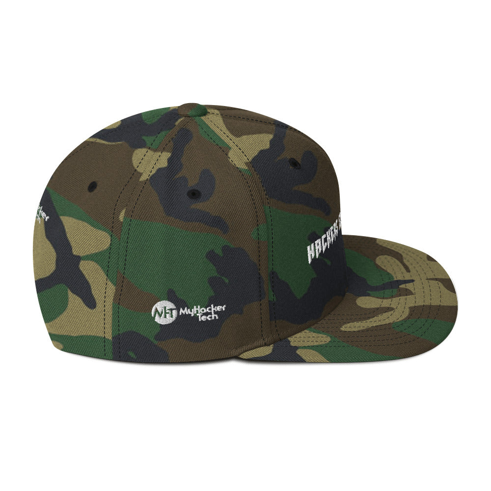 Hackers empower hackers - Snapback Hat by DarkByteGear