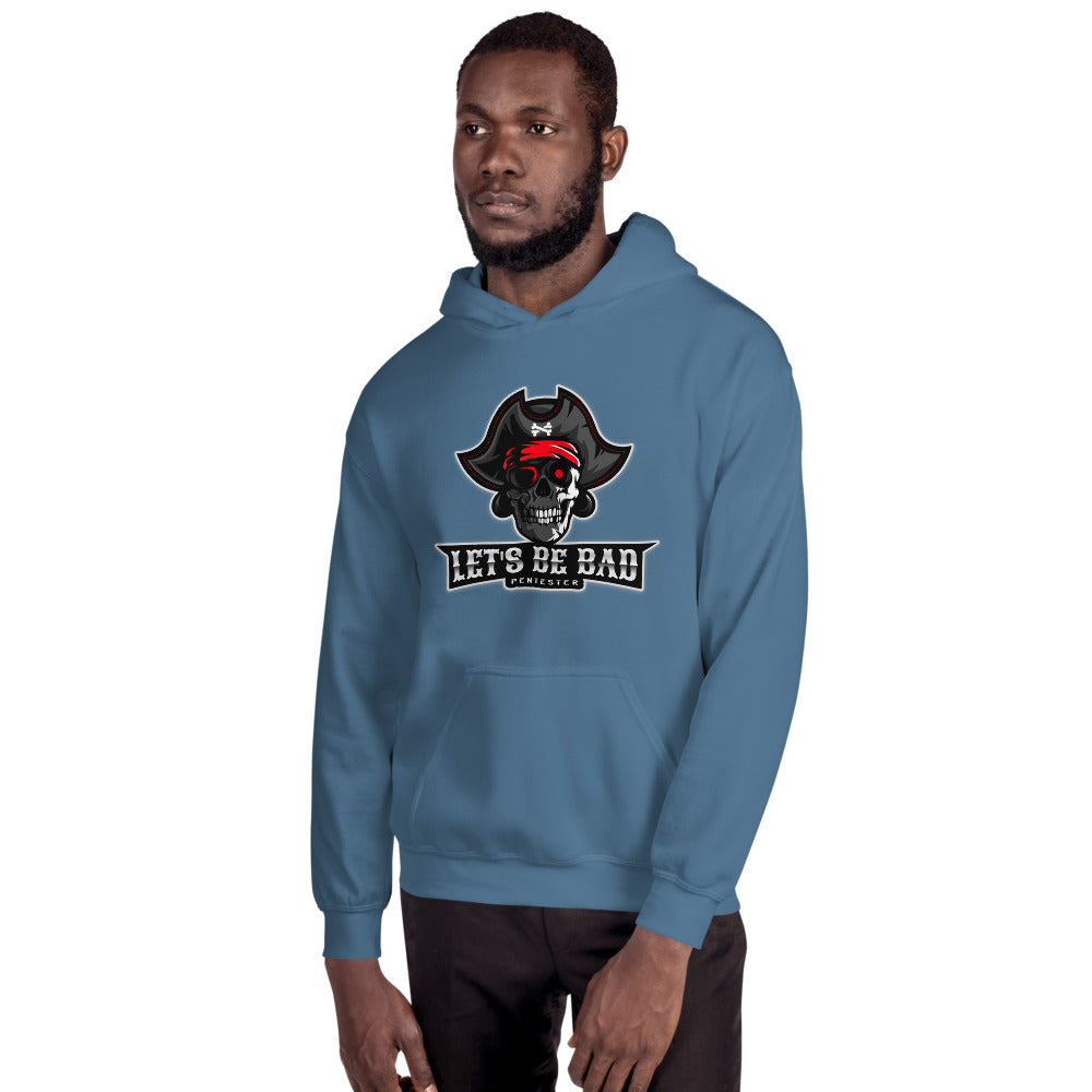 Let's be bad - Unisex Hoodie (white) by DarkByteGear