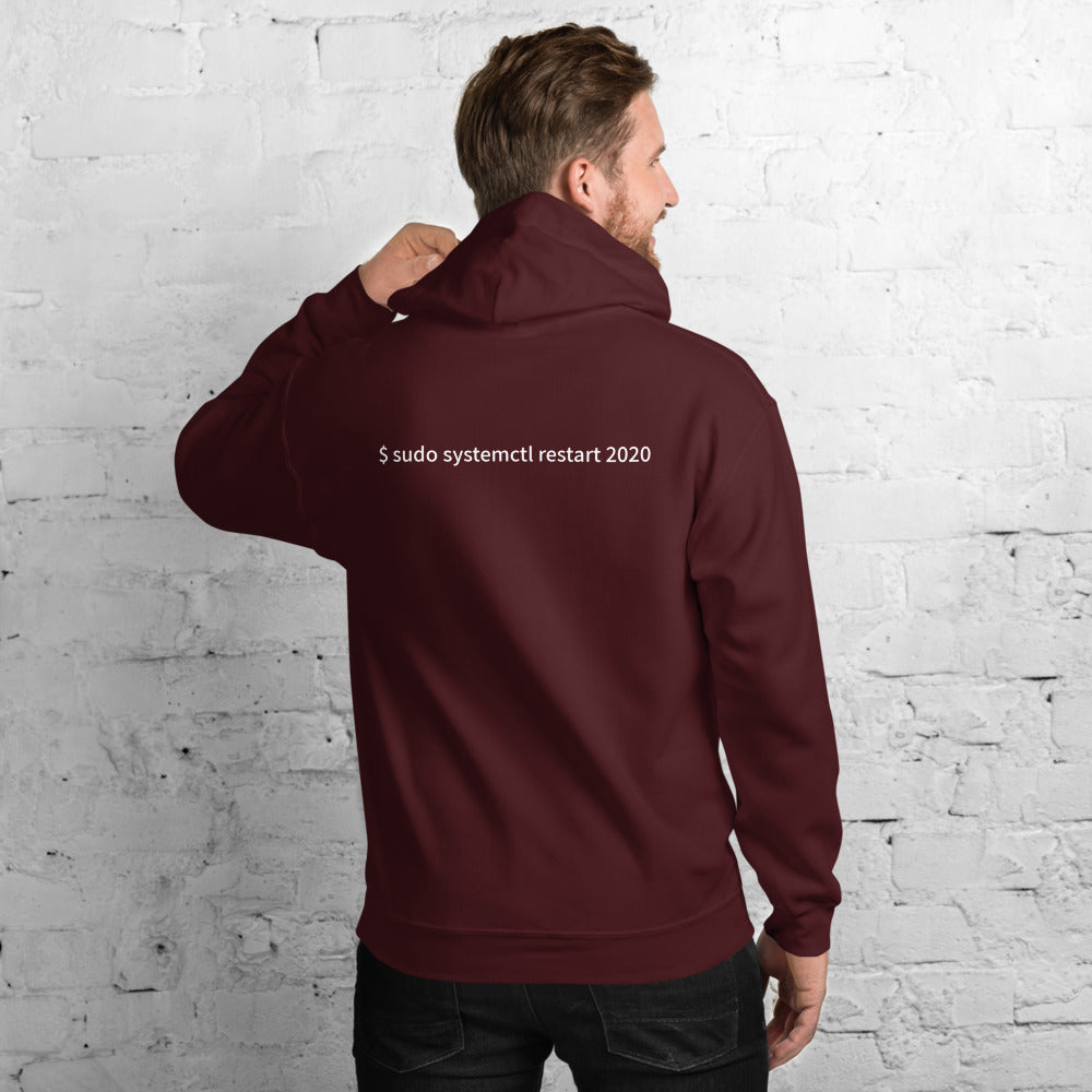 $ sudo systemctl restart 2020 - Unisex Hoodie ( with back design) by DarkByteGear