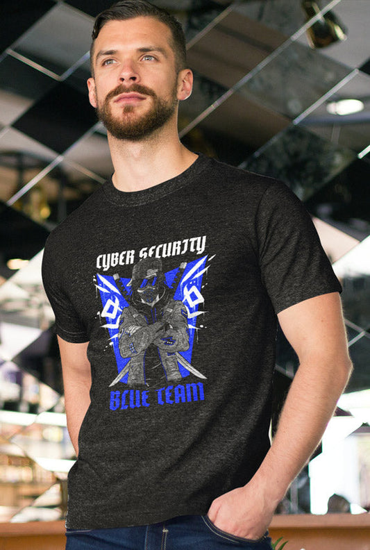 Cyber Security Blue Team V3 - Short-Sleeve Unisex T-Shirt by DarkByteGear