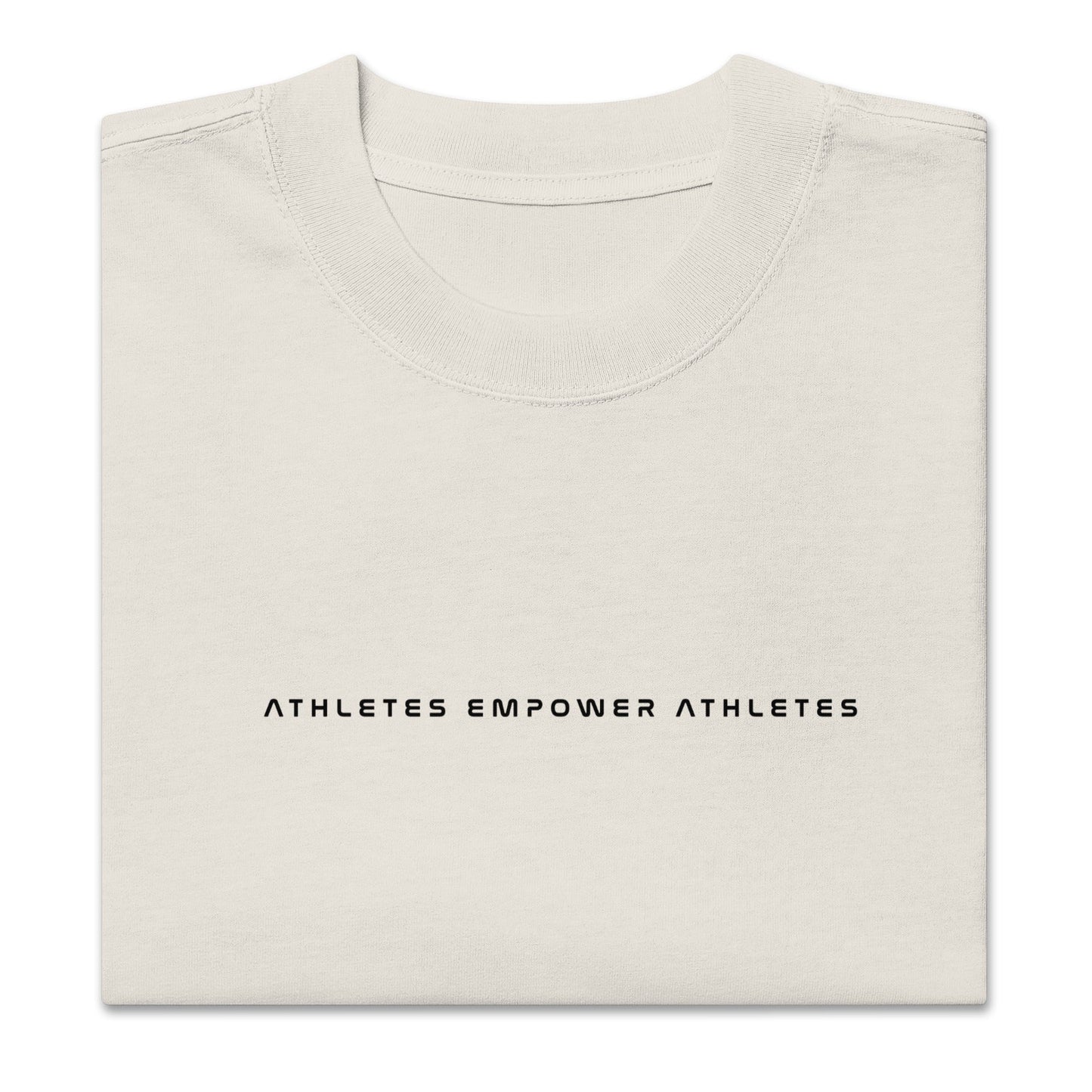 Athletes Empower Athletes - Oversized faded t-shirt by DarkByteGear