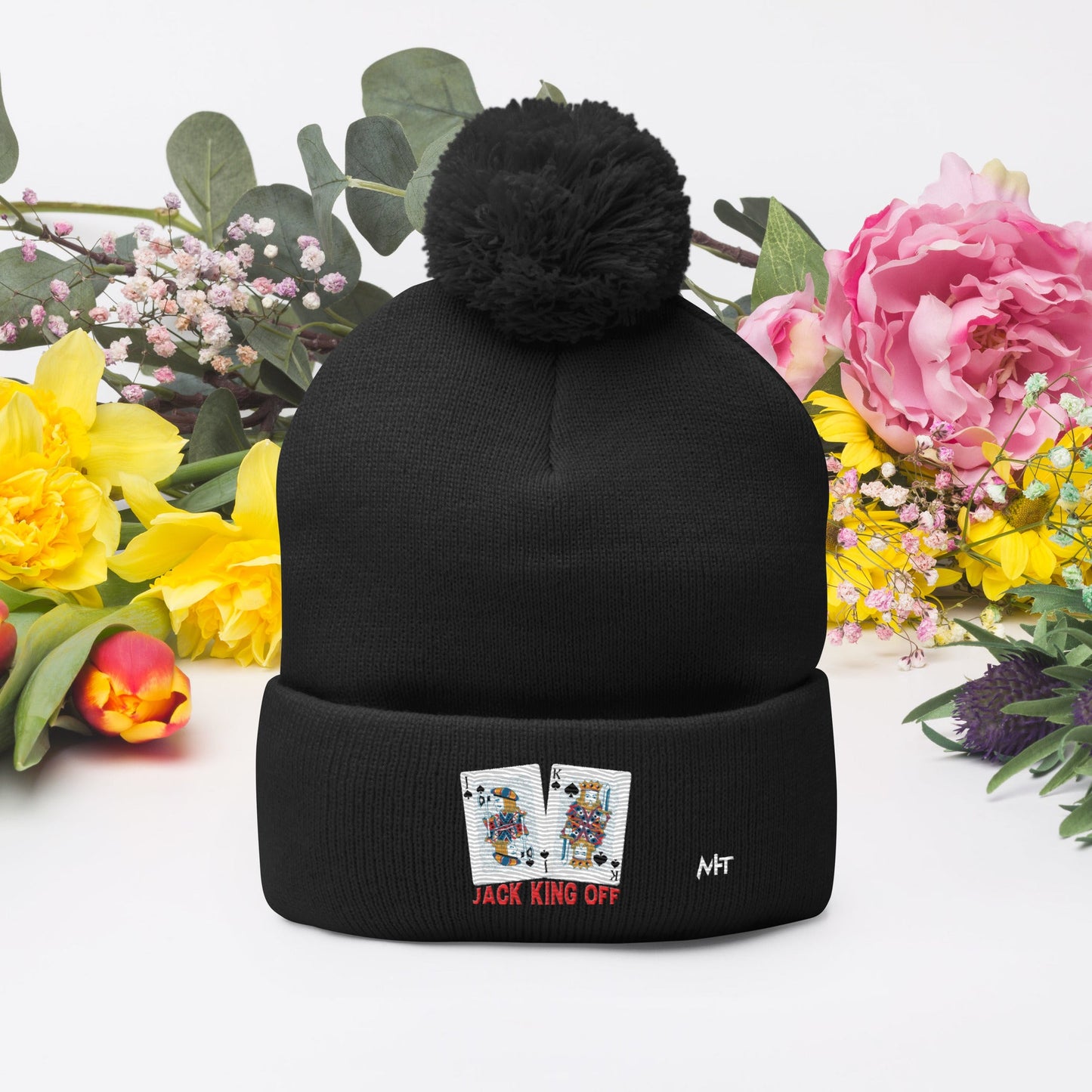 Jack King Off - Pom-Pom Beanie by DarkByteGear