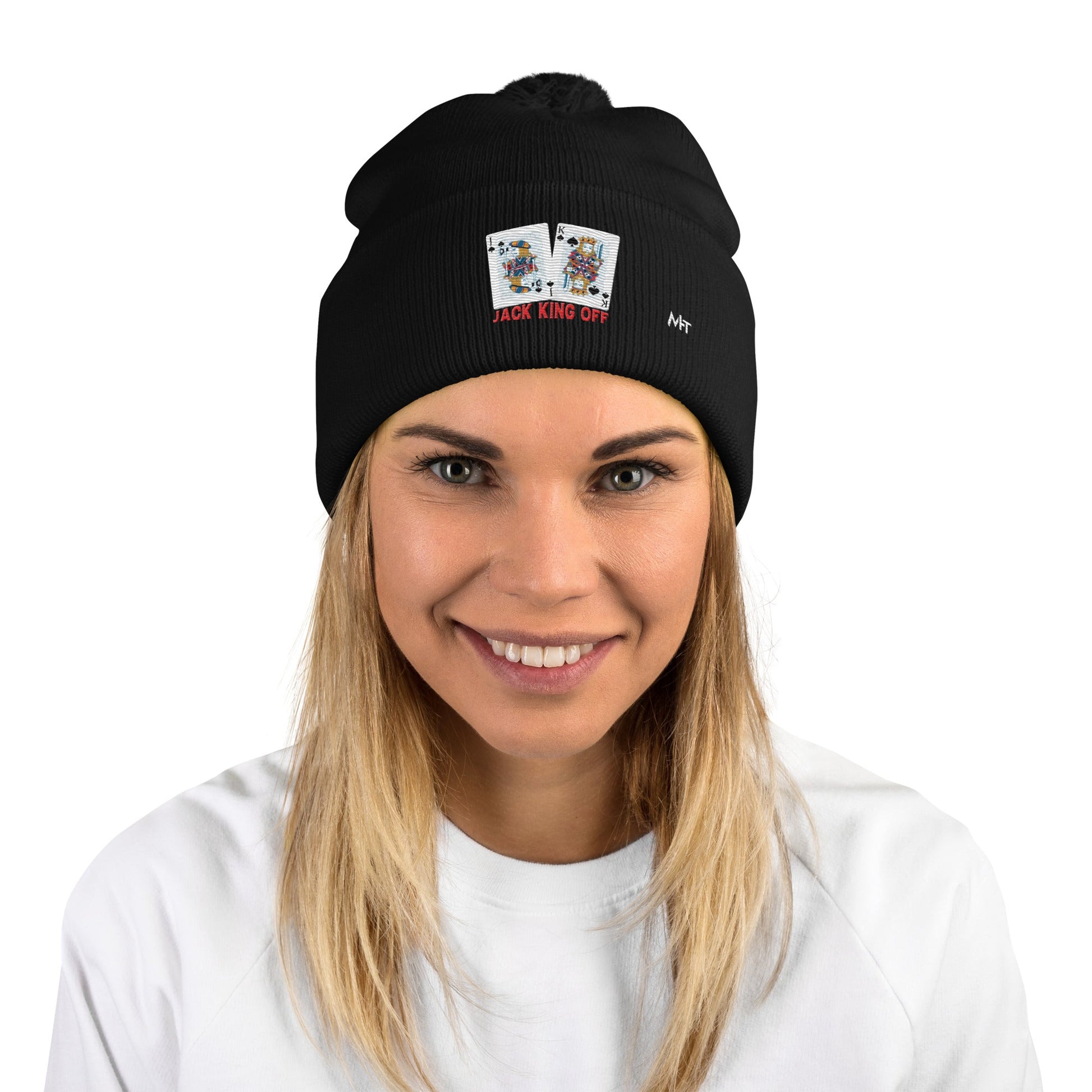 Jack King Off - Pom-Pom Beanie by DarkByteGear