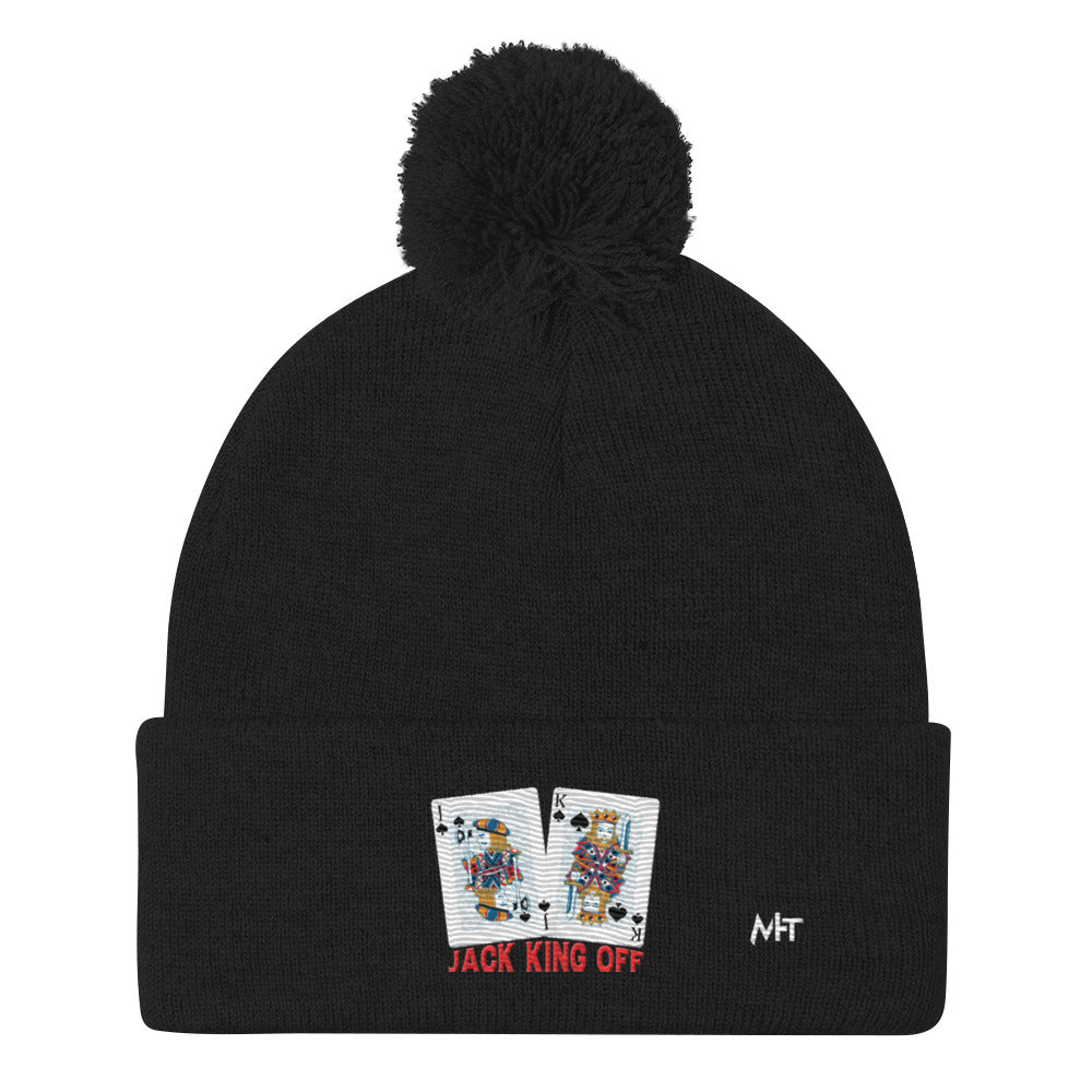Jack King Off - Pom-Pom Beanie by DarkByteGear