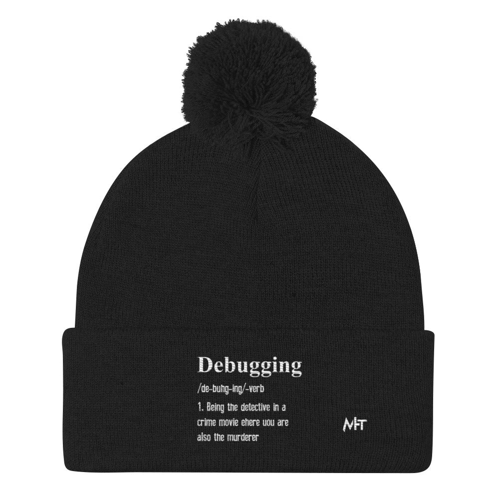Debugging Definition V1 - Pom-Pom Beanie by DarkByteGear