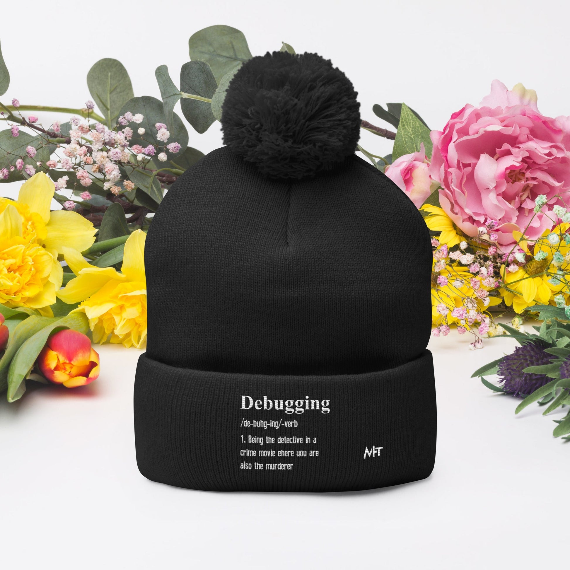 Debugging Definition V1 - Pom-Pom Beanie by DarkByteGear