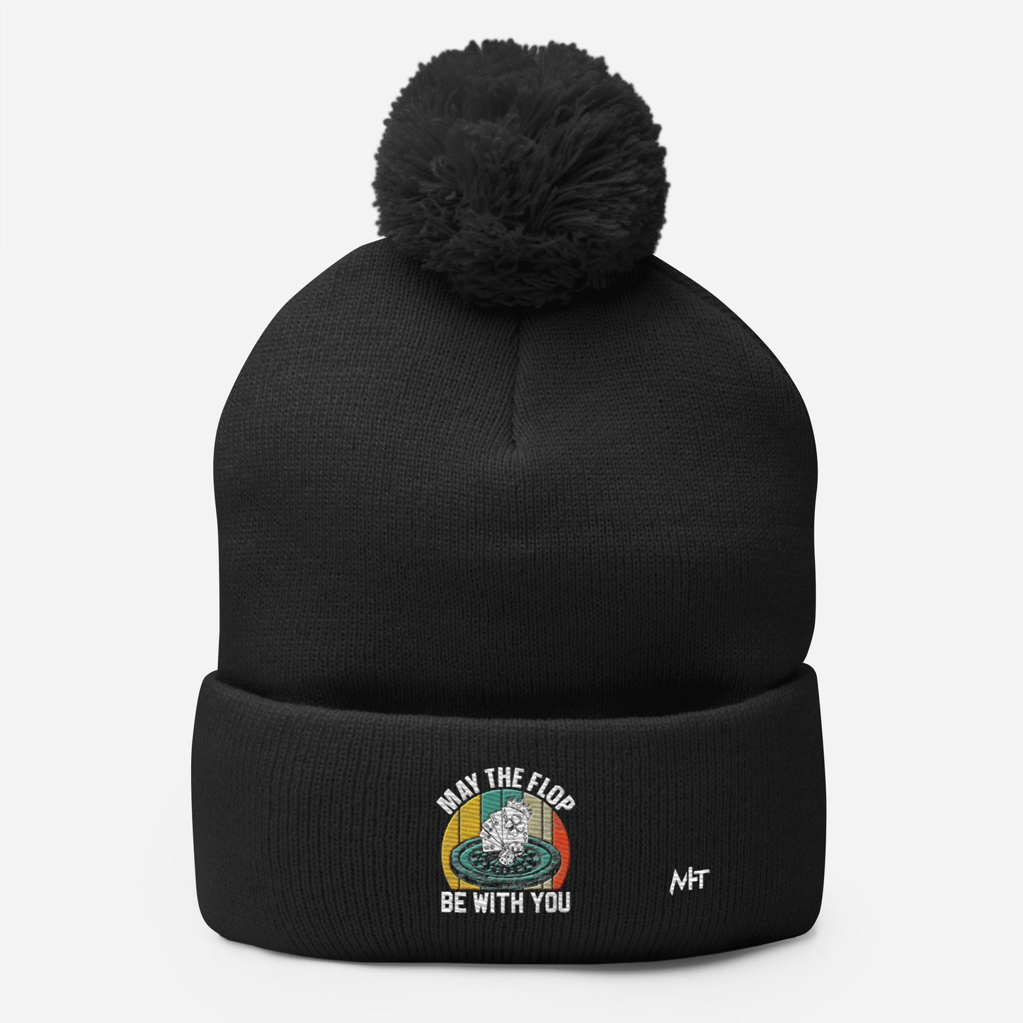 May the Flop be with you - Pom-Pom Beanie by DarkByteGear