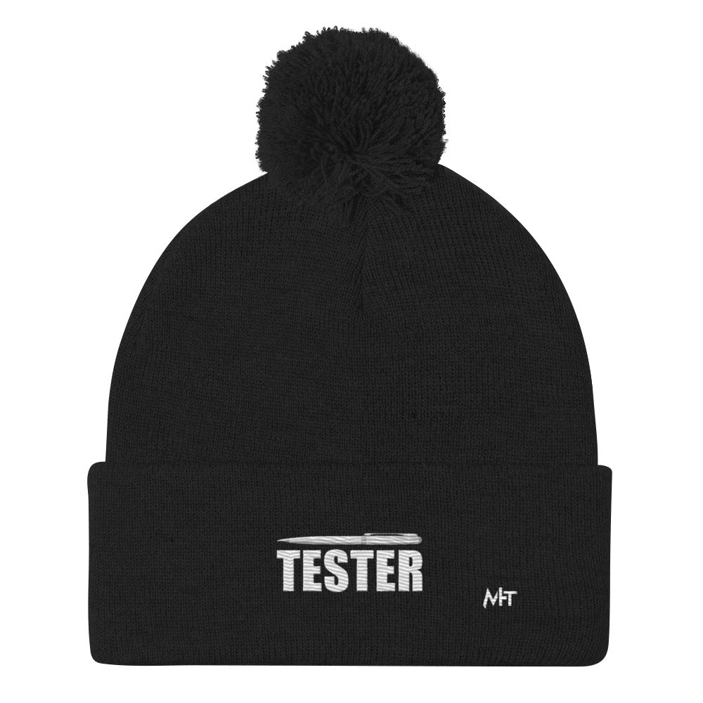 Pentester V2 - Pom-Pom Beanie by DarkByteGear