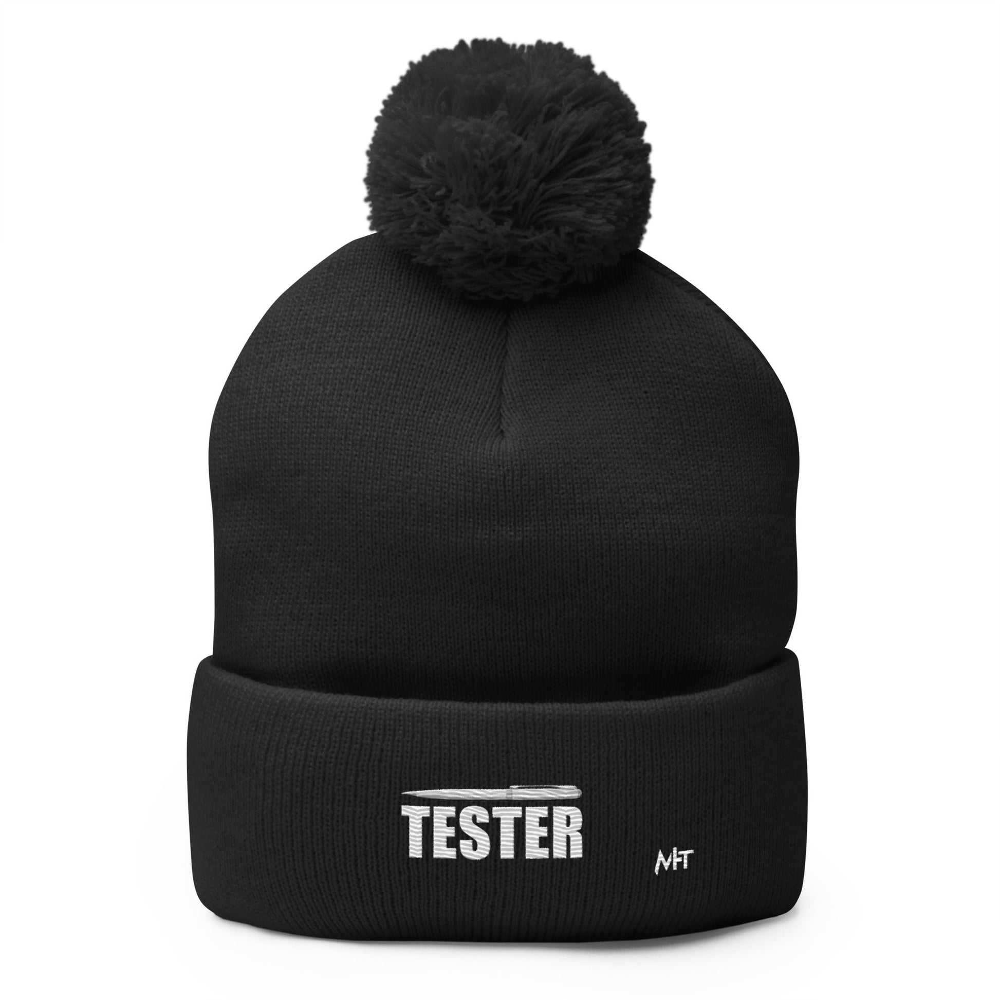 Pentester V2 - Pom-Pom Beanie by DarkByteGear