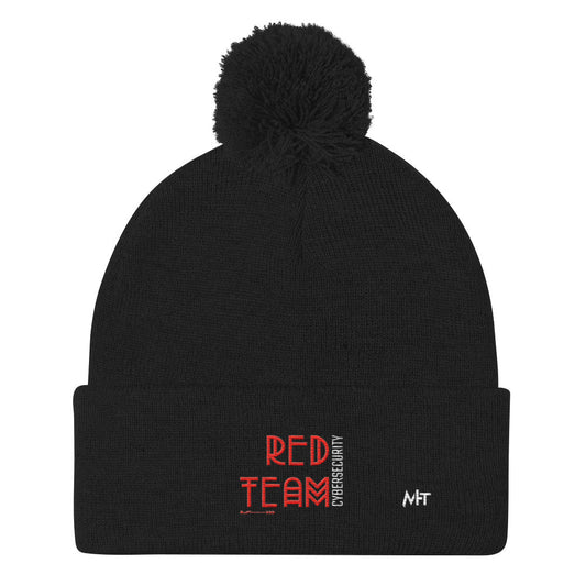 Cyber Security Red Team V5 - Pom-Pom Beanie by DarkByteGear
