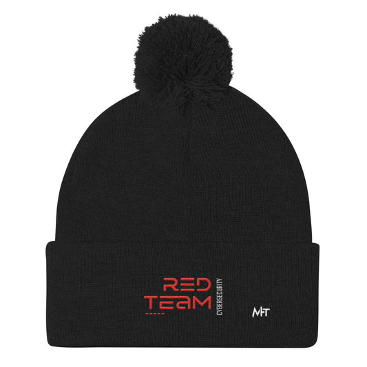 Cyber Security Red Team V11 - Pom-Pom Beanie by DarkByteGear