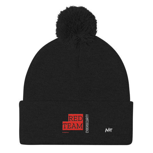 Cyber Security Red Team V13 - Pom-Pom Beanie by DarkByteGear