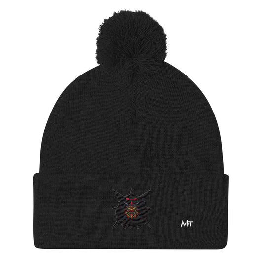 Cyberware Ronin Mecha - Pom-Pom Beanie by DarkByteGear