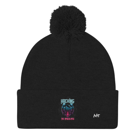 Hacking the apocalypse V2 - Pom-Pom Beanie by DarkByteGear