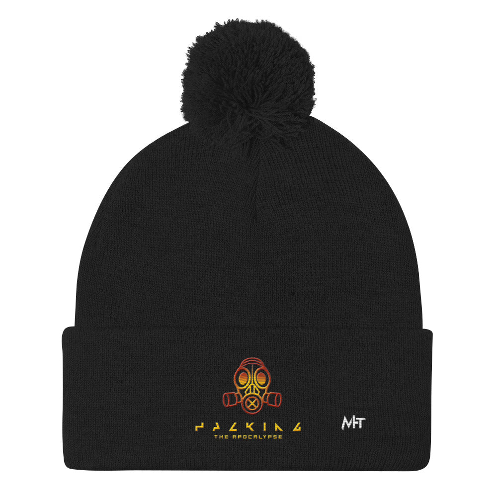 Hacking the apocalypse - Pom-Pom Beanie by DarkByteGear