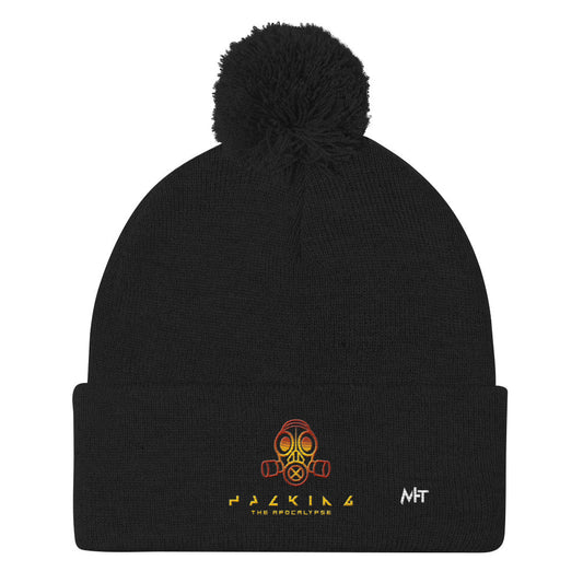 Hacking the apocalypse - Pom-Pom Beanie by DarkByteGear