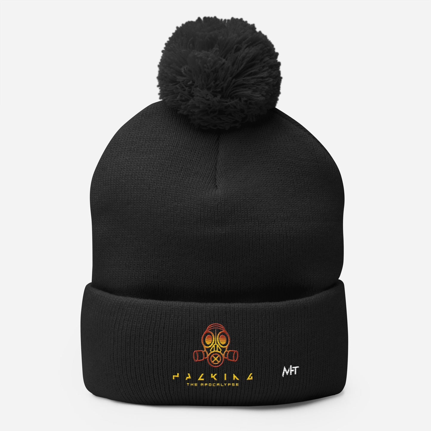 Hacking the apocalypse - Pom-Pom Beanie by DarkByteGear