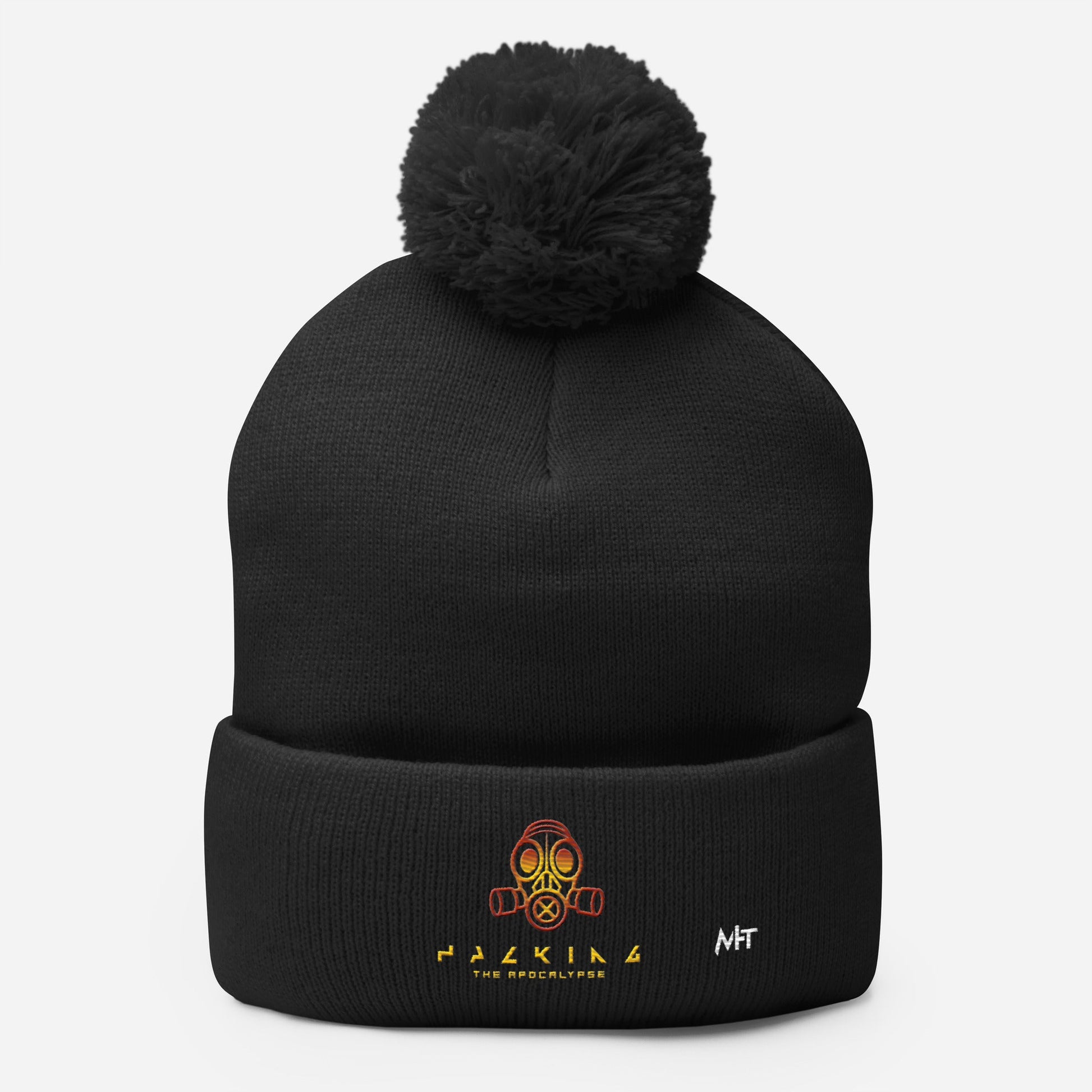 Hacking the apocalypse - Pom-Pom Beanie by DarkByteGear