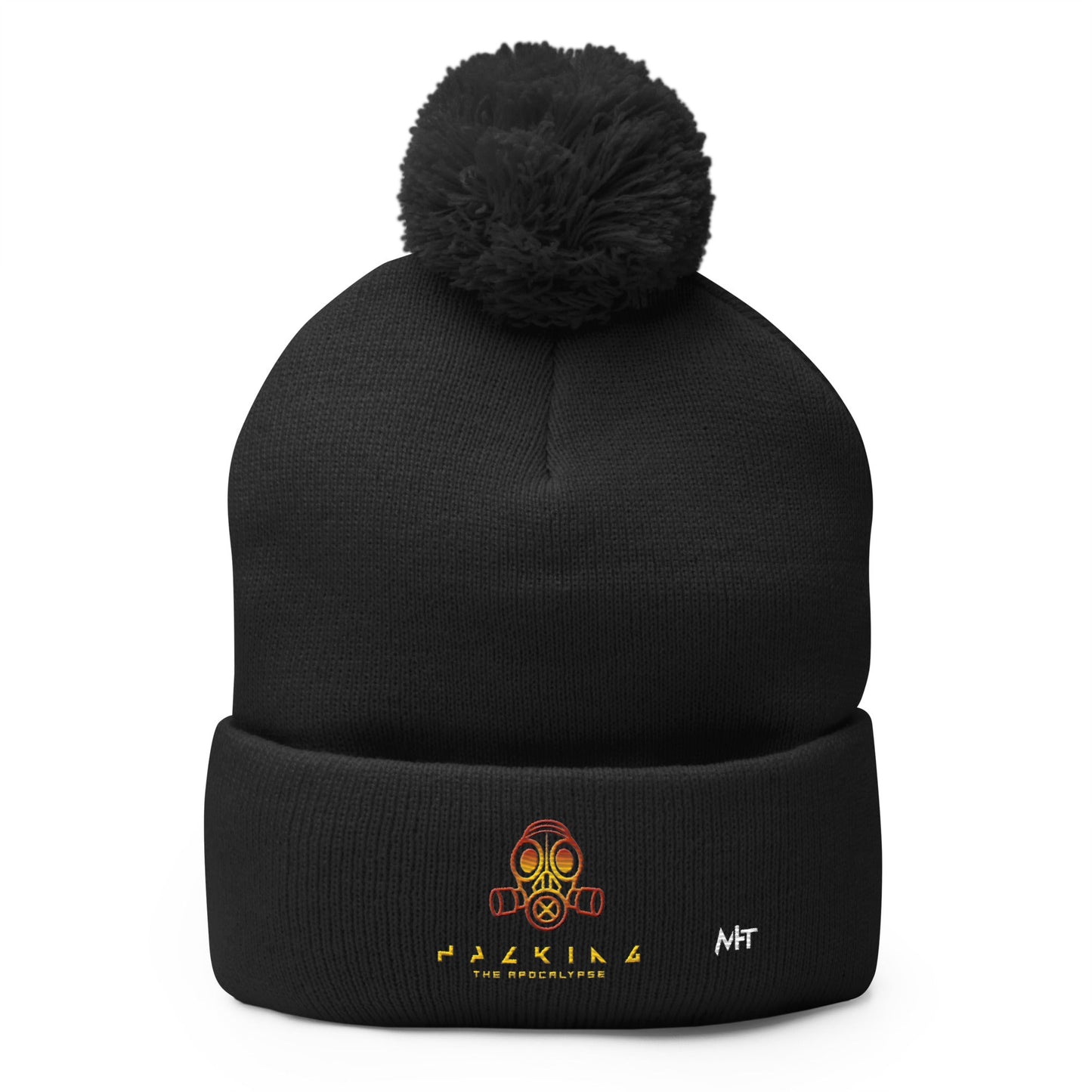 Hacking the apocalypse - Pom-Pom Beanie by DarkByteGear