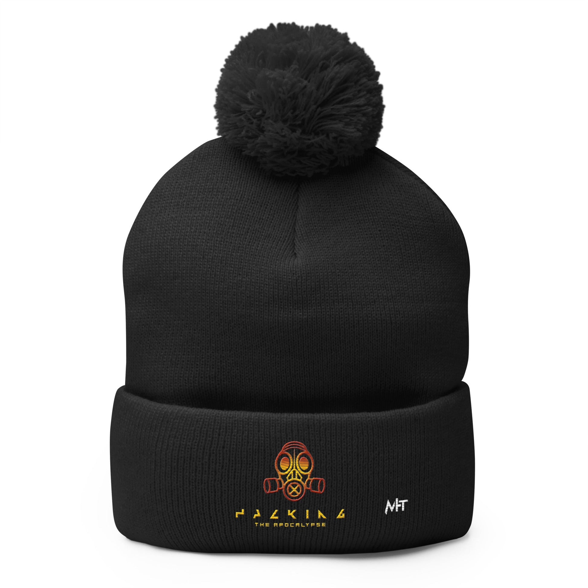 Hacking the apocalypse - Pom-Pom Beanie by DarkByteGear