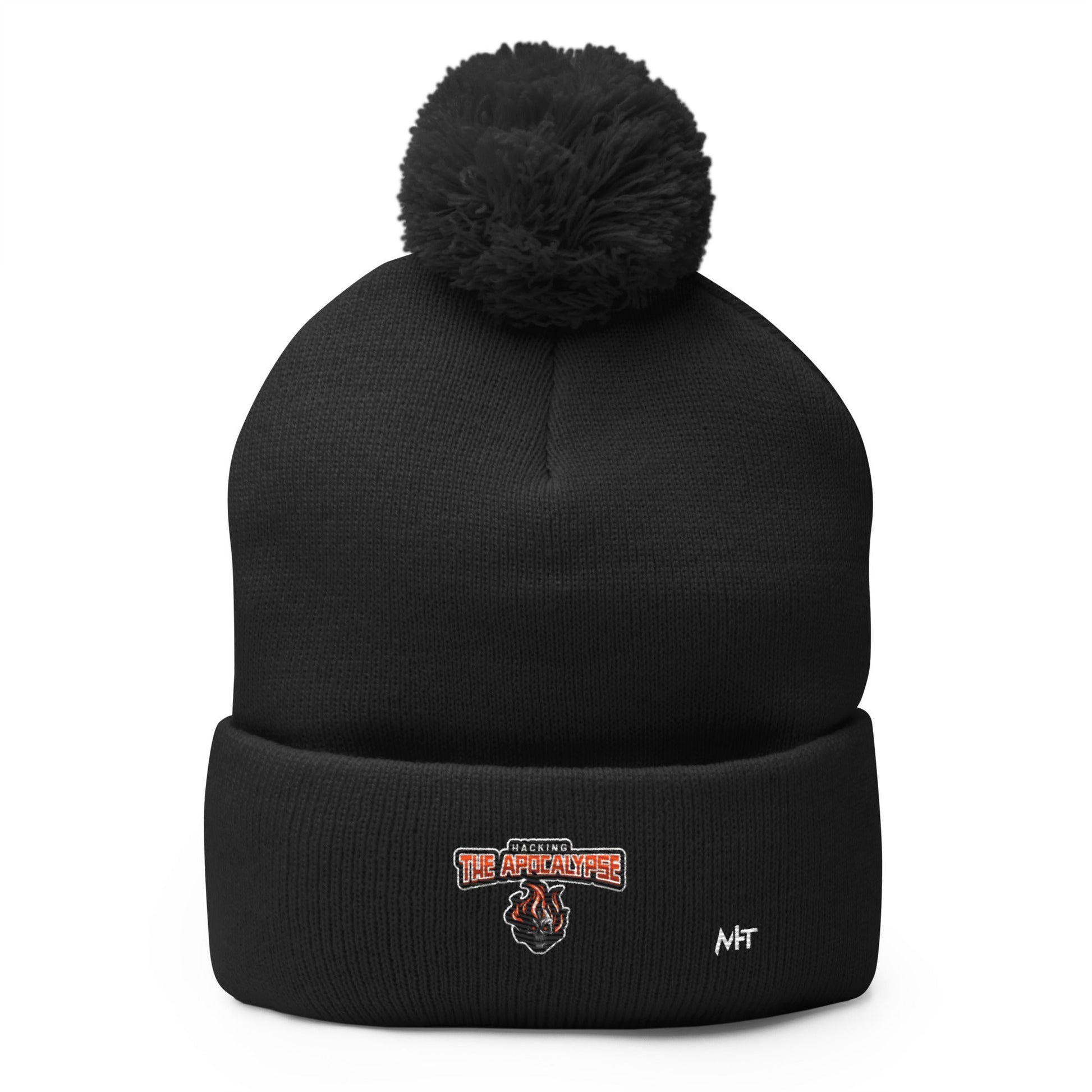 Hacking the Apocalypse V1 - Pom-Pom Beanie by DarkByteGear