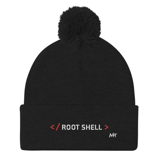 Root Shell - Pom-Pom Beanie by DarkByteGear