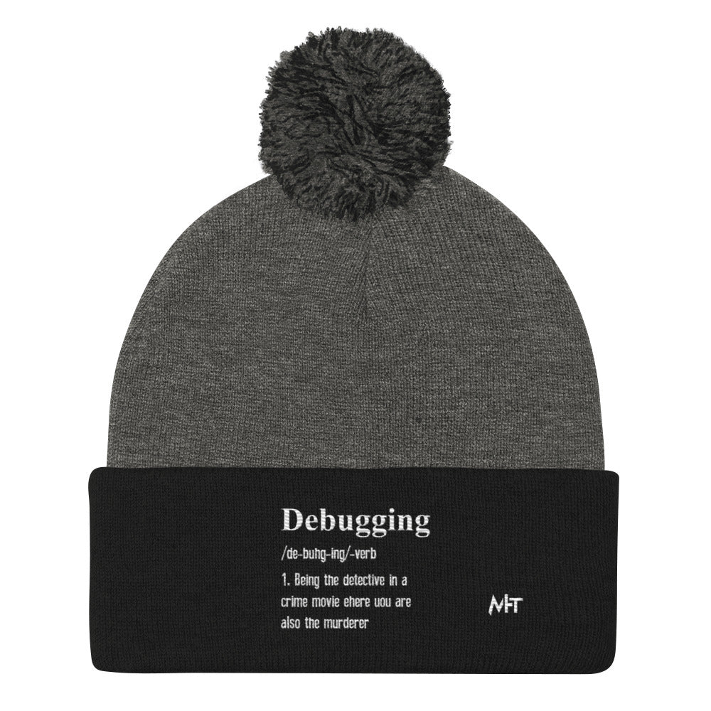 Debugging Definition V1 - Pom-Pom Beanie by DarkByteGear