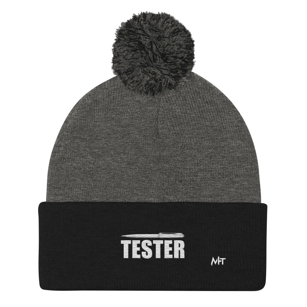 Pentester V2 - Pom-Pom Beanie by DarkByteGear